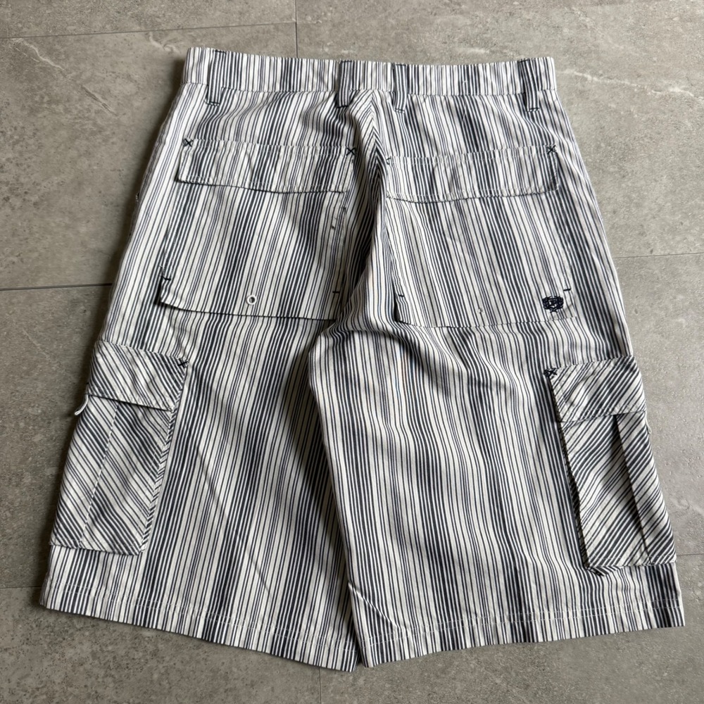Y2K Phat Farm Striped Cargo Shorts 32